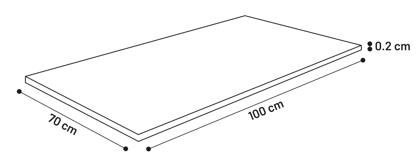 Milda teppi svart 70x100cm