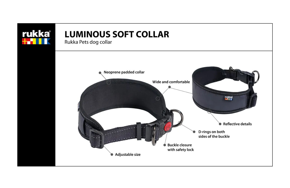 Luminous soft collar