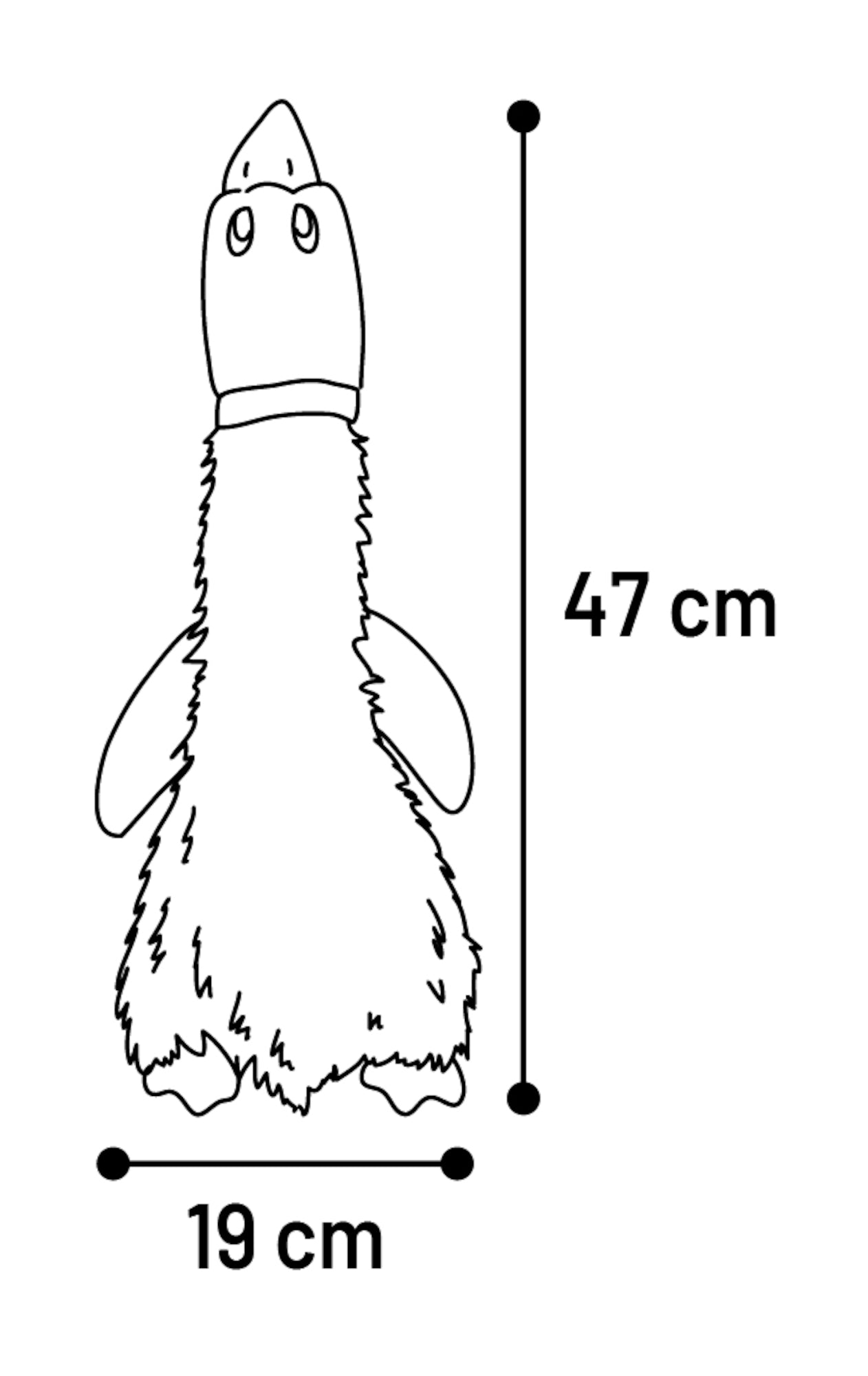 Inez dunna 47cm