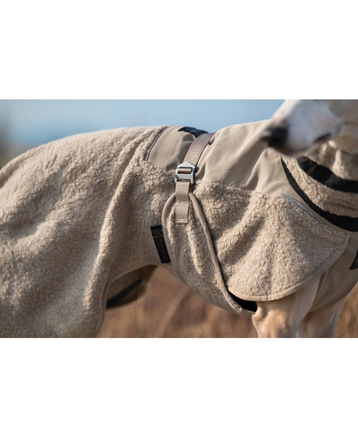 Wool Dog Jacket Sand