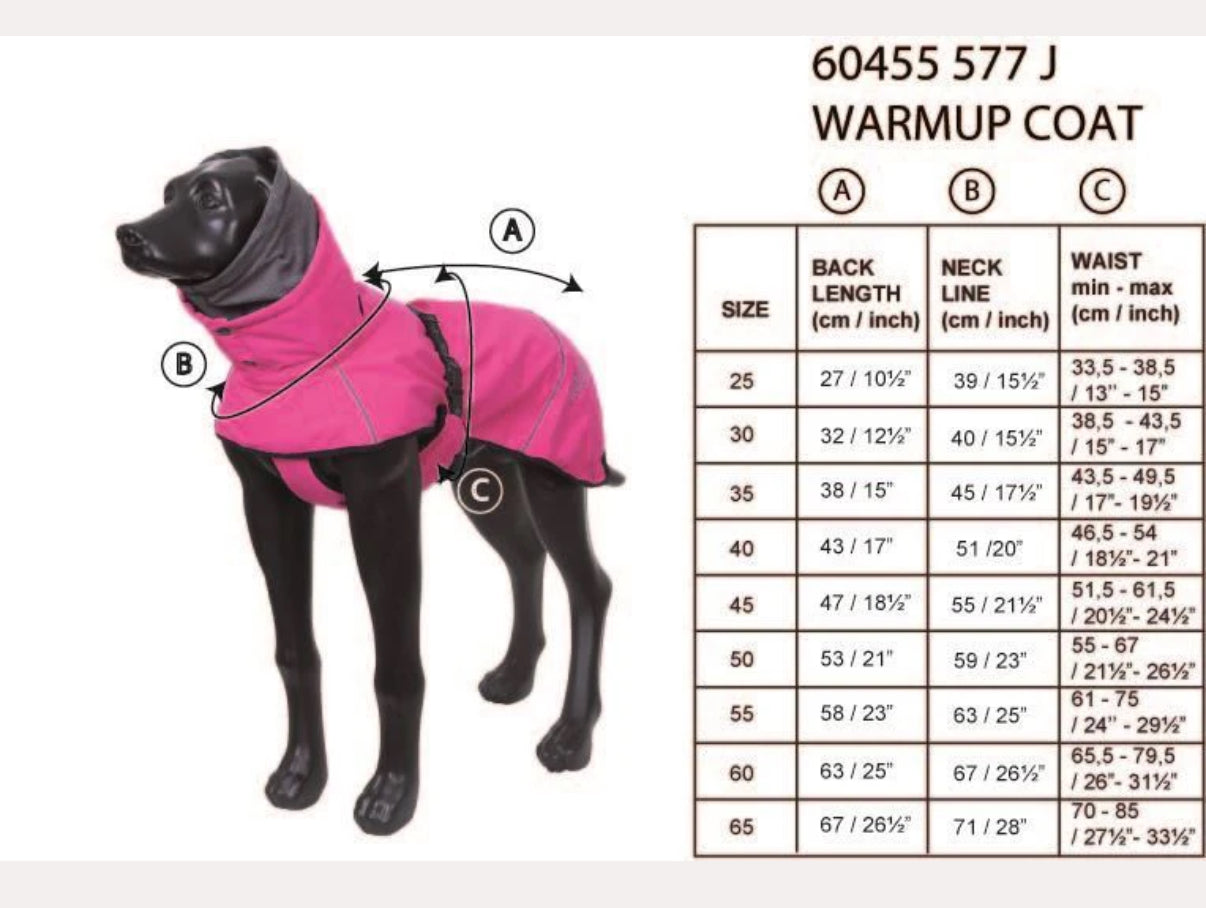 Rukka Pets Warmup Coat Pink