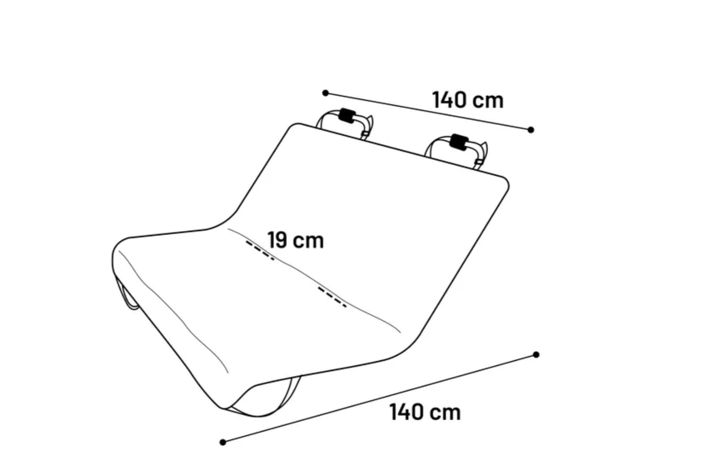 Kia Seturverja 140x140cm
