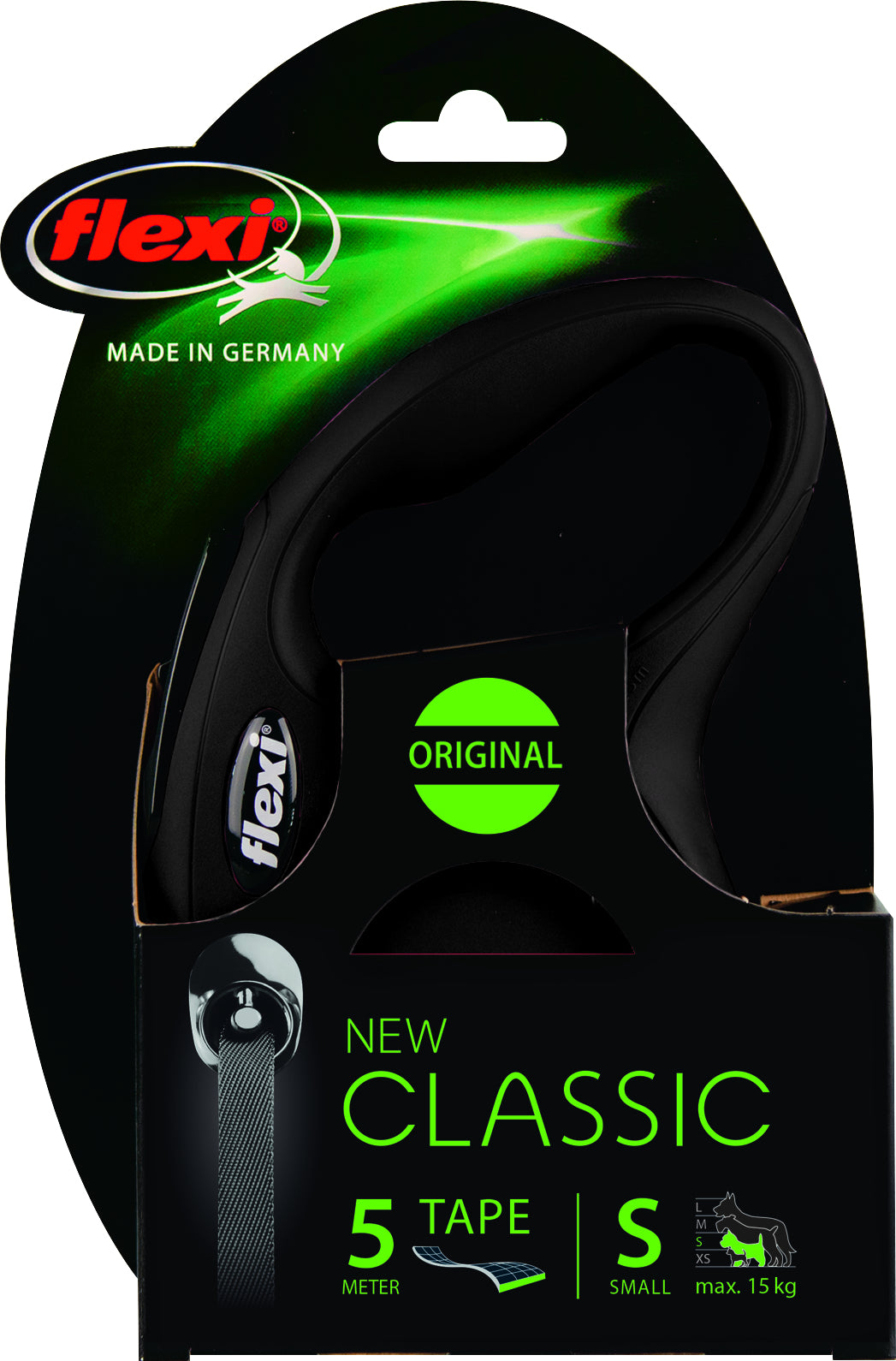 Flexi New Classic Tape svørt