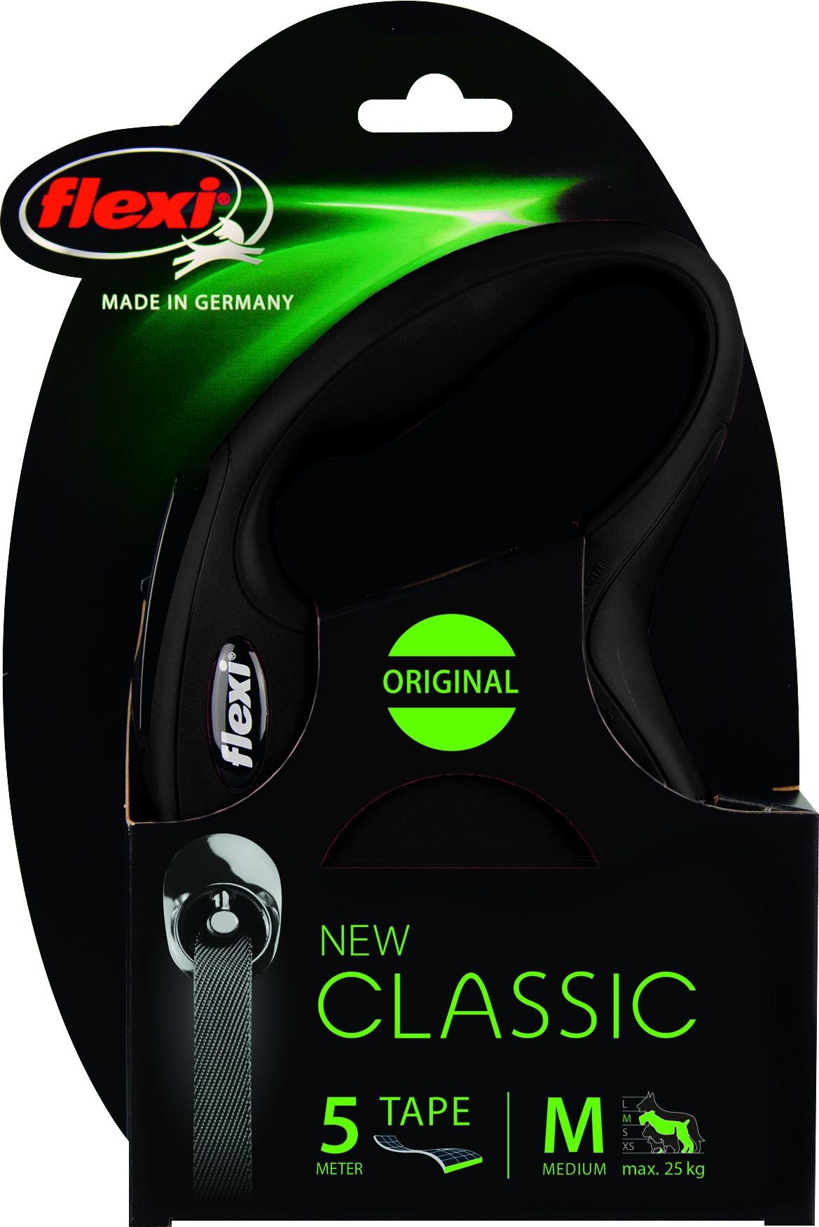 Flexi New Classic Tape svørt