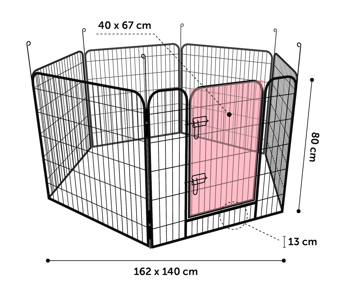 Zecta 162CM L X 140CM B X 80CM H