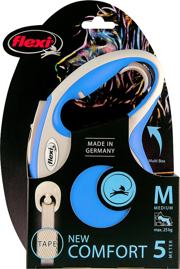 Flexi New Comfort Tape blá 5m
