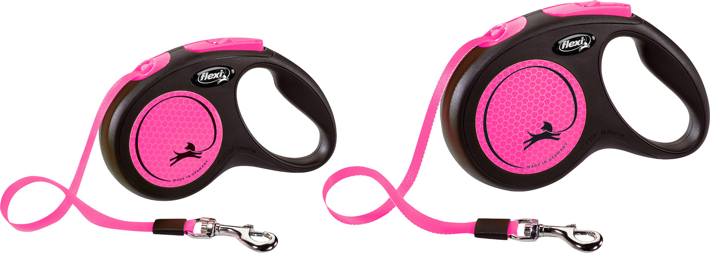 Flexi New Neon Tape svørt/pink 5m