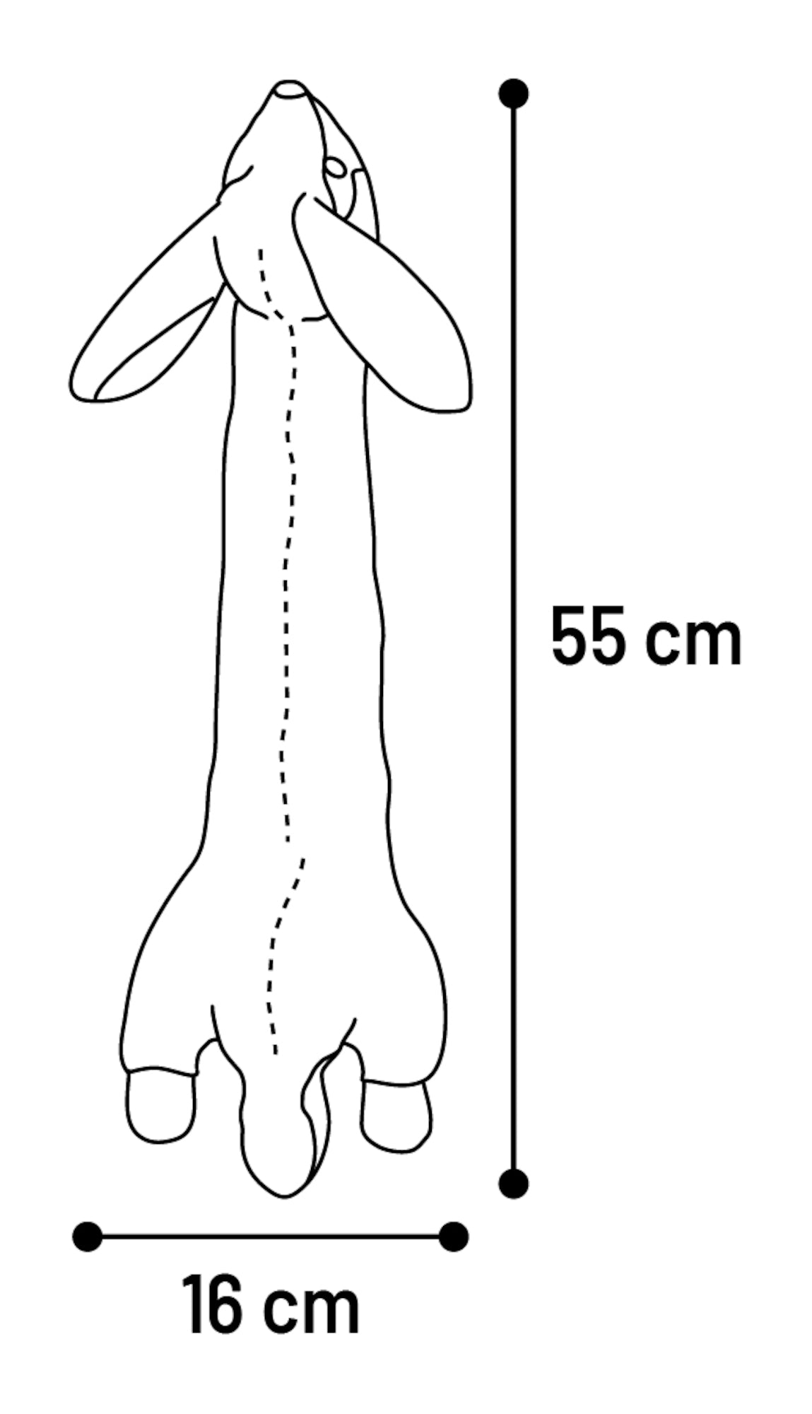 Kanin 55cm