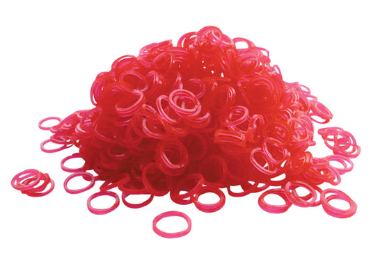 Latex elastik 1000 stk pink