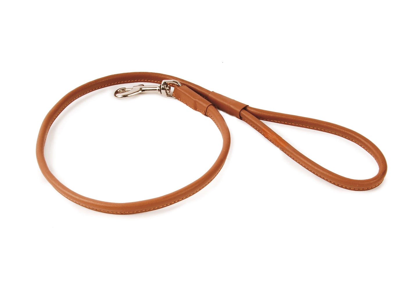 Dapper Dogs Lead Round Cow Leather 100cm x 6mm