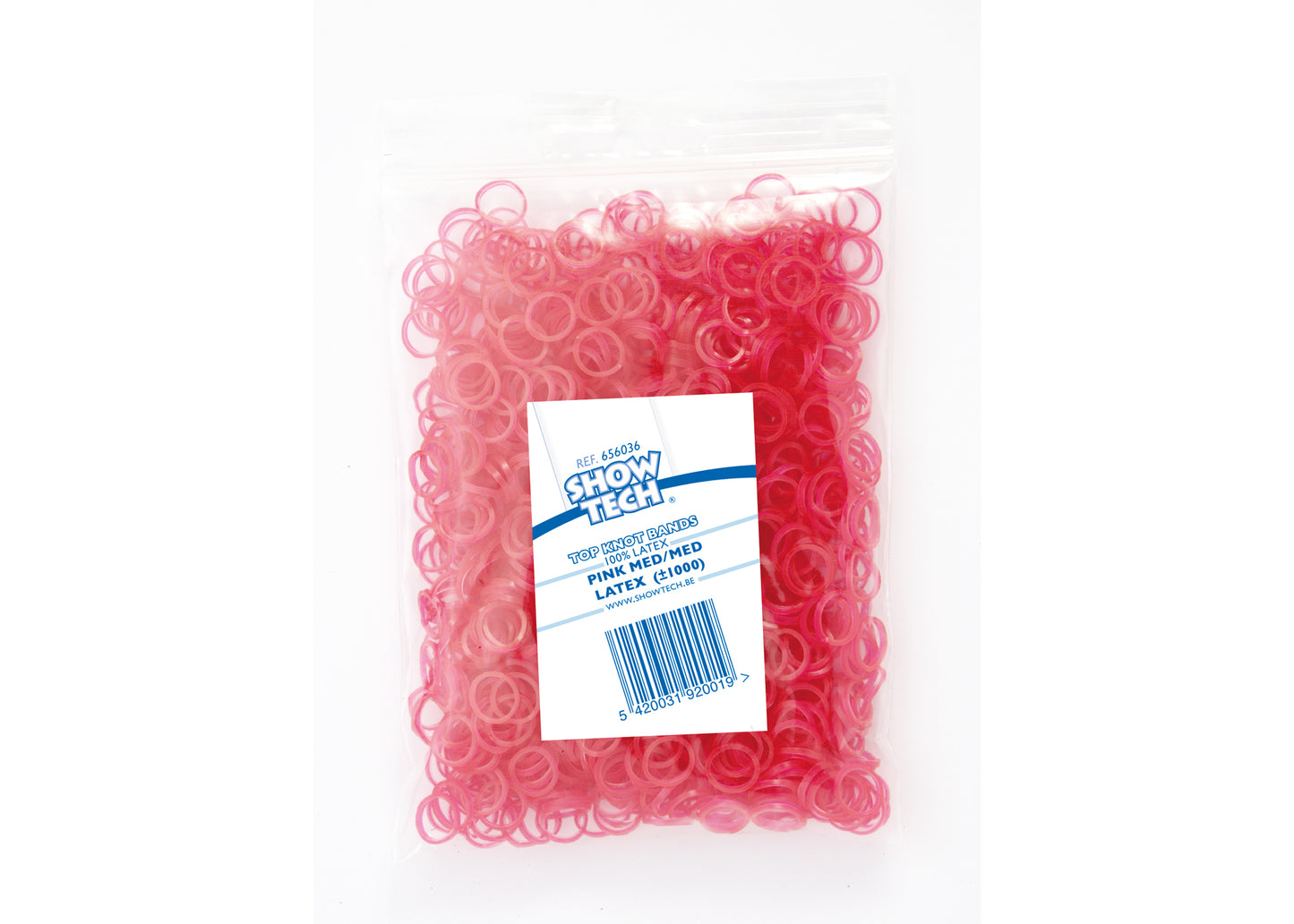 Latex elastik 1000 stk pink