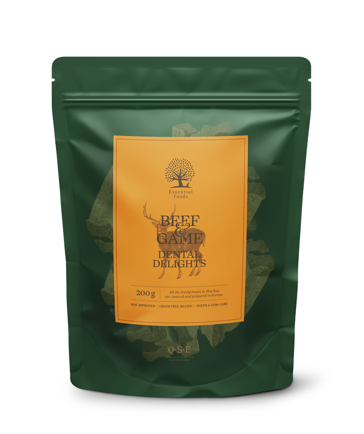 GRAIN-FREE DENTAL DELIGHTS BEEF & GAME 200g