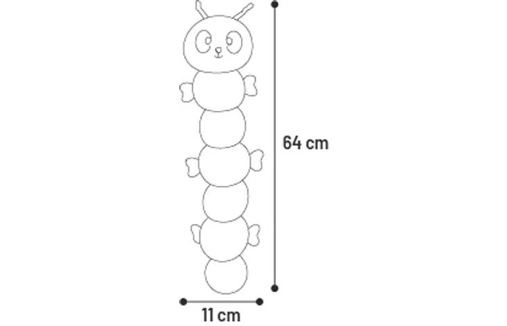 Roepa Blá/gul 64cm