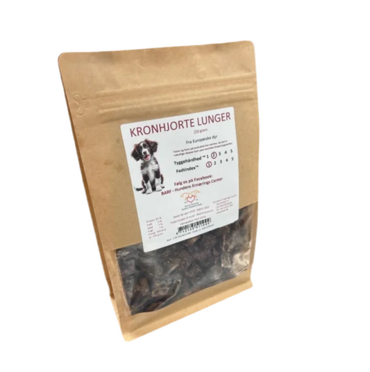 Kronhjorte lunger 100g