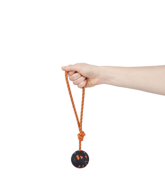Dog Ball On Rope Ø6cm