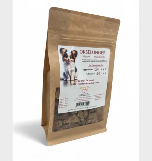 Okselunger frysetørret 50 gram