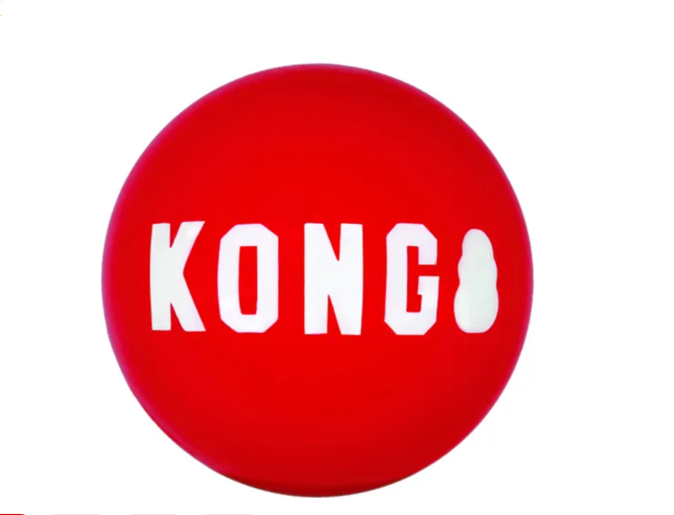 KONG® TOY SIGNATURE BALL RED Ø5,1CM 2 STK