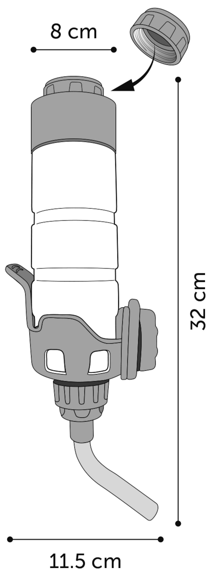 Drekkifløska 600ml